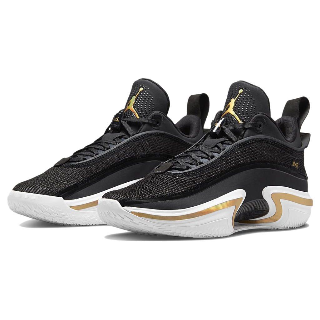 Мужские кроссовки Air Jordan 36 Low PF DMP Черный металлик-золотой белый DH0832-071 42.5 — фото 3