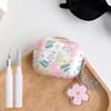 Soft Material Wireless Bluetooth Case Clear Green Knot Heart Design AirPods Case Cover Flower Pattern for AirPods 1/2/3/4/Pro 2
