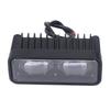 Double Lens LED Forklift Safety Light Robust High Brightness Straight Warning Safety Lamp DC12V Blue