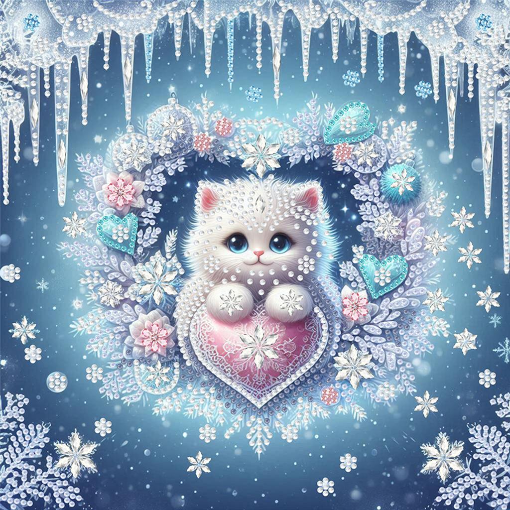 Animal Special Shaped 5D DIY Partial Drill Diamond Painting Kits for Adults Home Wall Decor Diamonds Paintings Gem Art 30x30cm