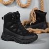 Non-Slip Platform Boots Men Non-Slip Outdoor Hiking Shoes Vintage Style Male Climbing Boots Classic High Top Walking Shoes
