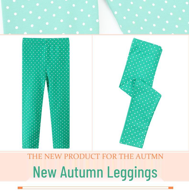 New Spring & Autumn Girls' Leggings with Princess Skirts and Outerwear Pants for Kids
