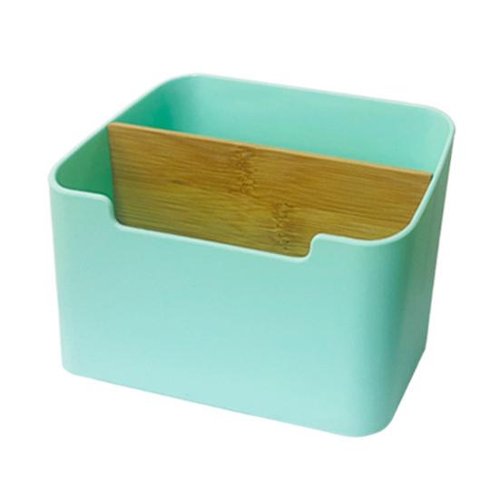 Storage Box Clutter-Free Desktop Organizer Remote Control Stationery Holder Workspace Tidy Box Office Supplies