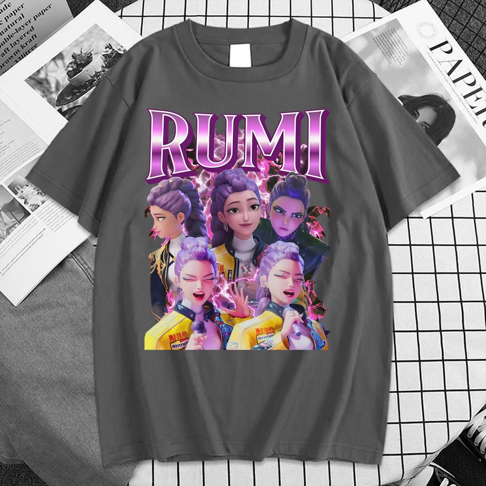 KPop Demon Hunters T-shirt Uomo Donna S M L XL Saja Boys Jinu Romance Saja Tee Estate Ragazzi Ragazze Moda Manica Corta T-shirt
