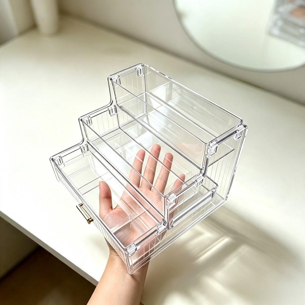 Clear Mini Figures Display Holder Space Save Nail Polish Perfume Stand Holder  Home Use