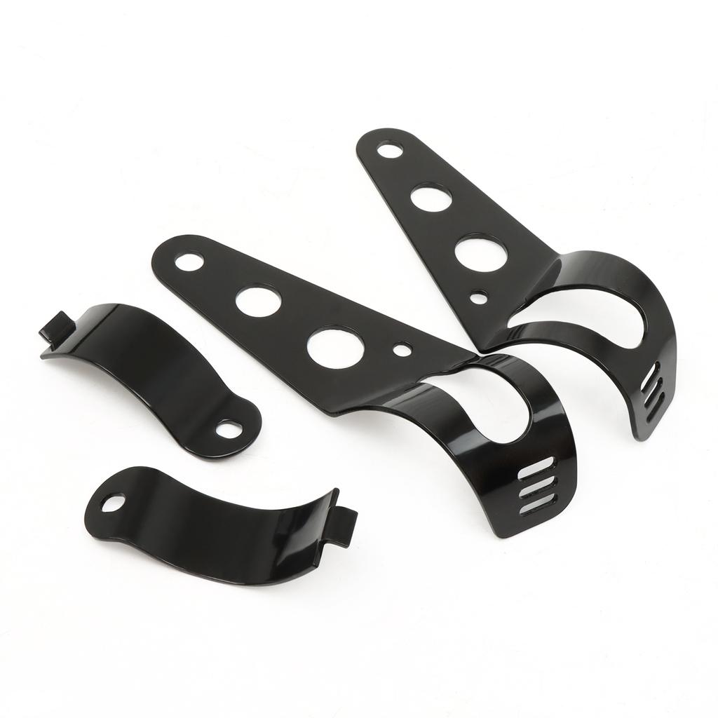 Universal For Honda Kawasaki Bobber Racer KZ1000 1100 KZ550 KZ650 26mm-37mm Fork Tube Motorcycle Headlight Mount Bracket