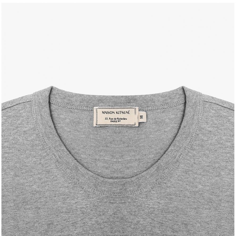 MaiSon KitSune Lw00105kj0008 H120 Fox Head Patch Women S Short Sleeve Tee