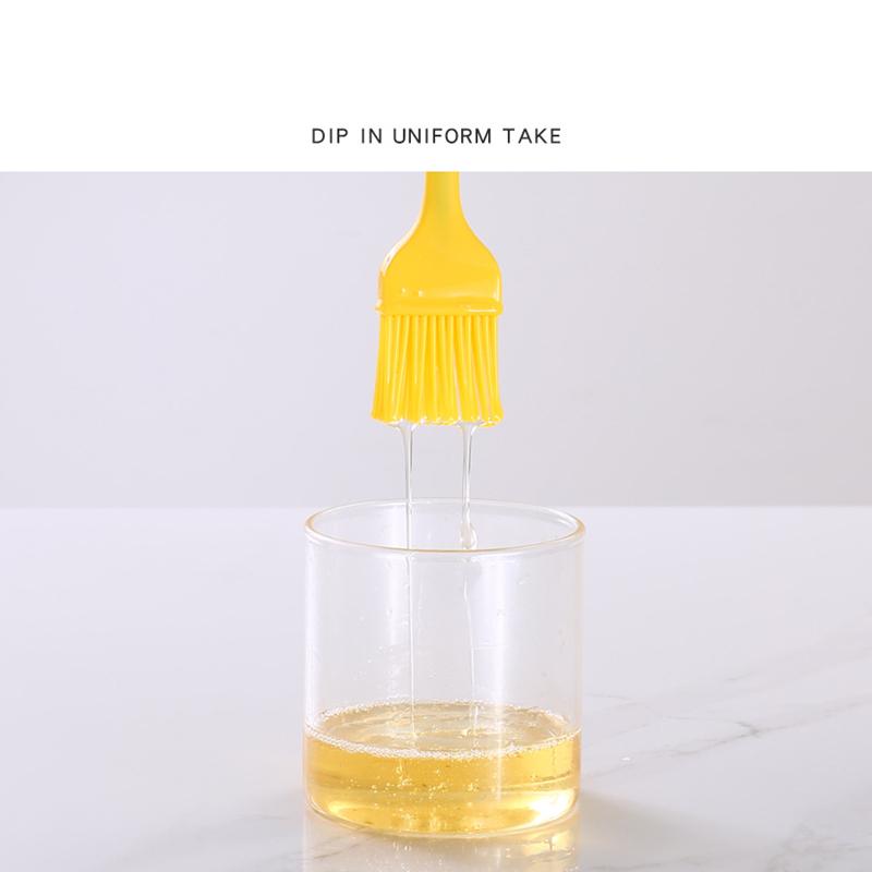 Food Grade Silicone Oil Brush Barbecue Basting Brush  Heat Resistant Pastry Brush Oil Brush For BBQ Cooking Baking Tool