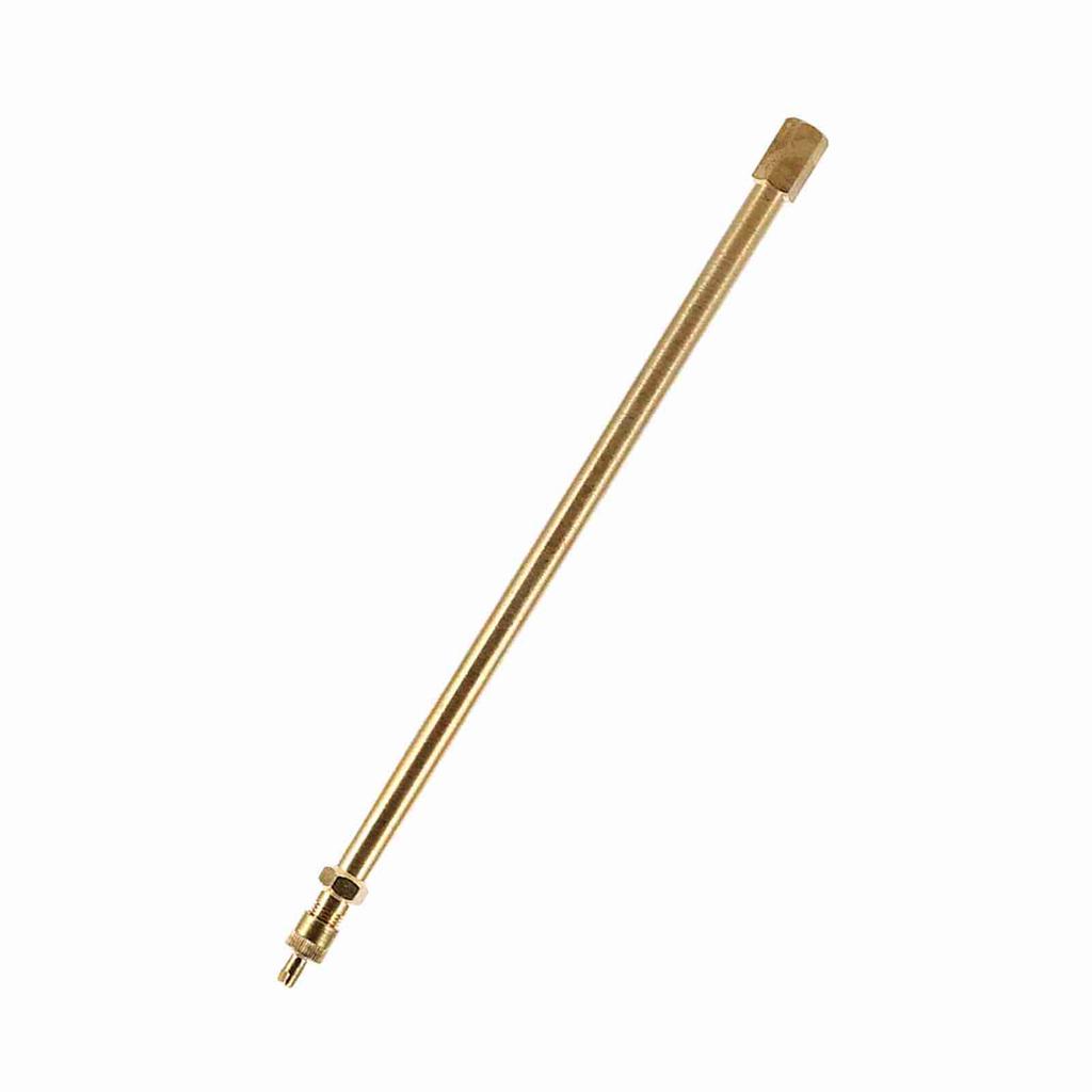 Brass Auto Tire Valve Stem Extension Pole Caps Extender Straight Bore