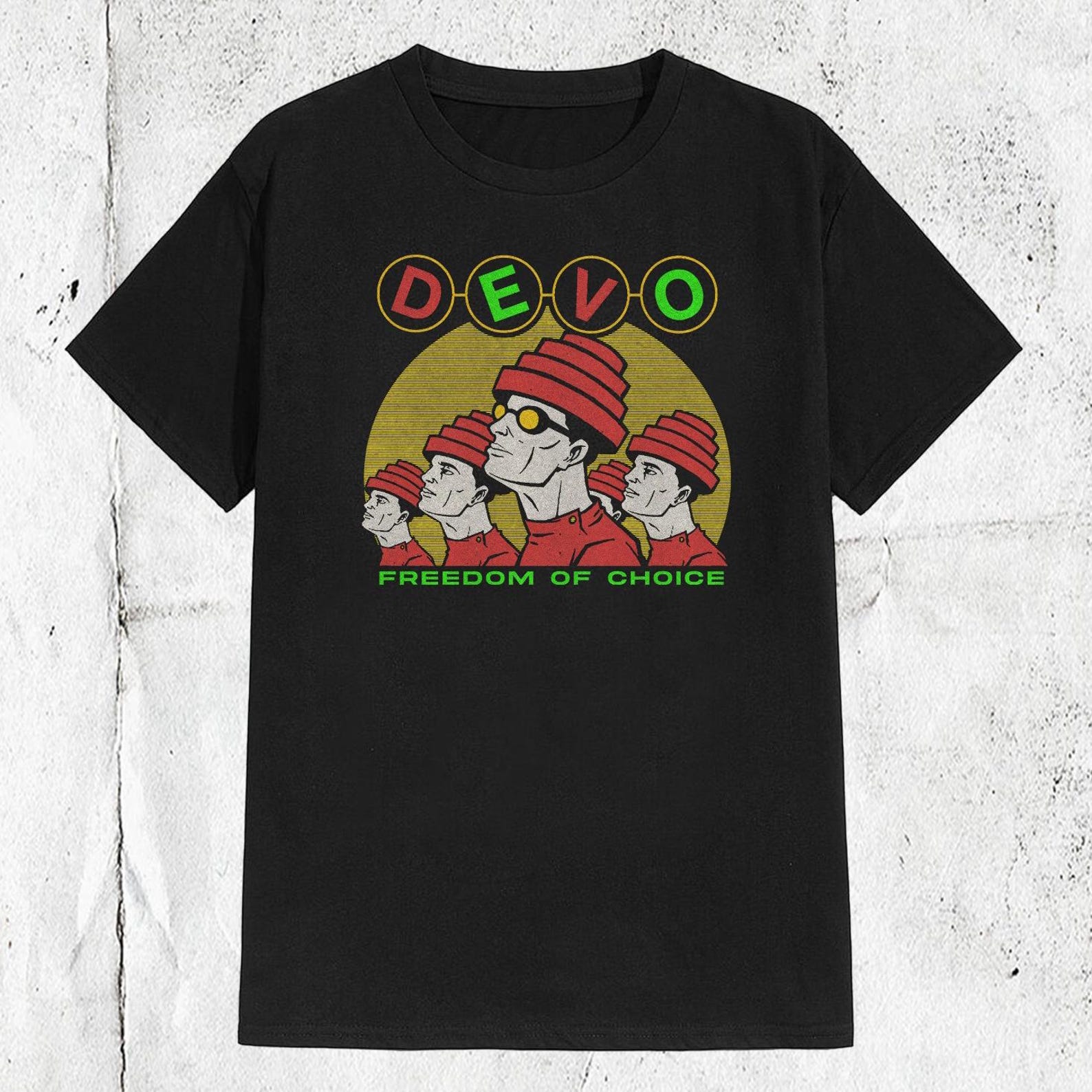 80s 90s Devo New Wave Band T shirt XL