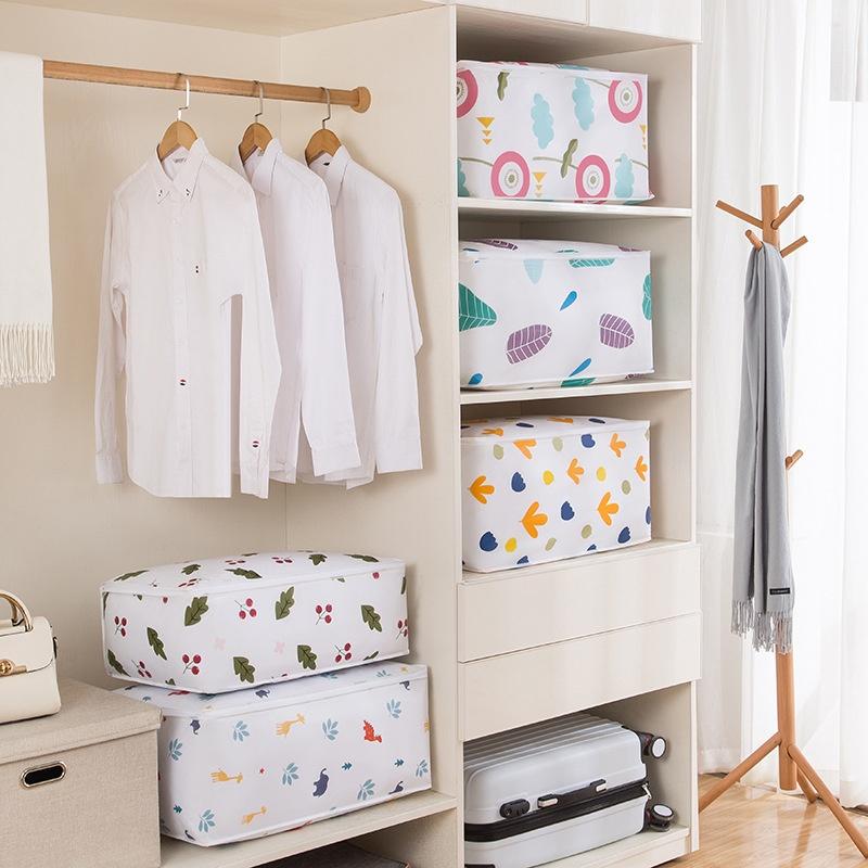 Home Clothes Organizer Dust-proof Seasonal Quilt Buggy Bag