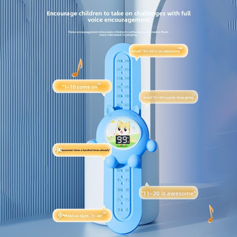 Built-in Voice Prompts Jump Trainer Adjustable Height Children's High Jump Toy for Kids Exercise