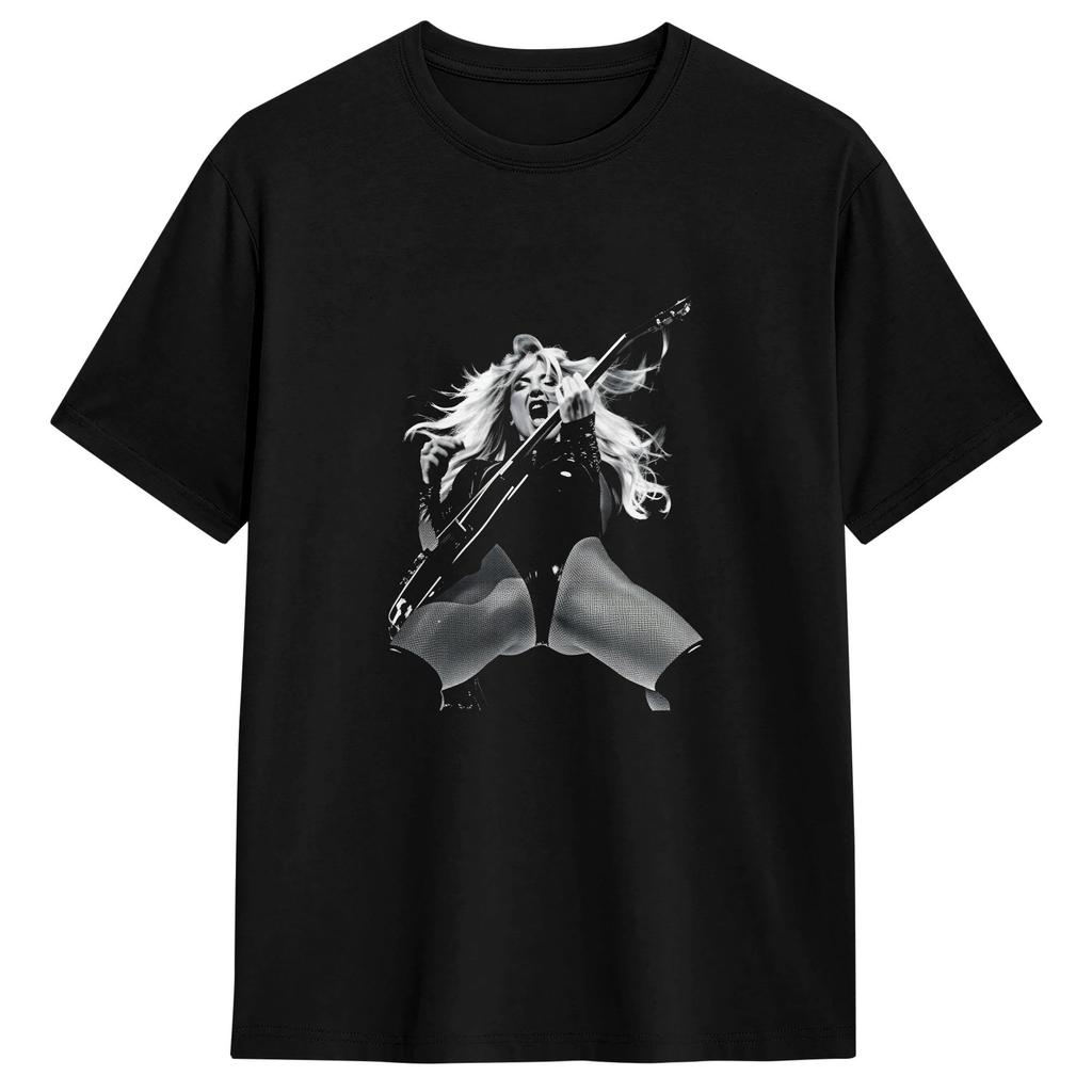 Singer Kesha TShirt Unisex Vintage TShirts Beach Comfortable Novelty Tee Shirt Loose Oversized Clothes