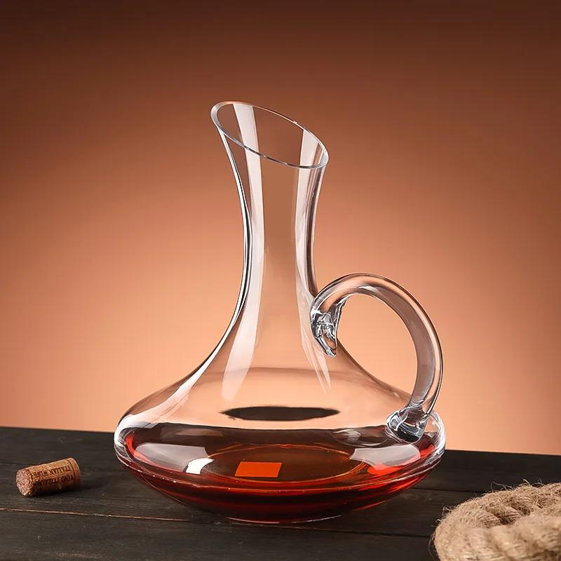 1500ml Red Wine Decanter Carafe Lead Free Glass Decanter Superior Wine Aerator Wine Dispenser Wine Aerator for Party Home
