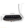 A1A2 6 Strings Electric Guitar Pickups Single Coil Bass Black