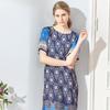 L Affair Women kupLabeL Navy Rayon Dress Lwofd136 Ny