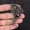 Amerikanischer Dichroic Glas Anhänger Kupferdraht gewickelt Anhänger Fisch Anhänger handgemachter Edelstein Schmuck brandneuer Anhänger Kupferschmuck als Geschenk
