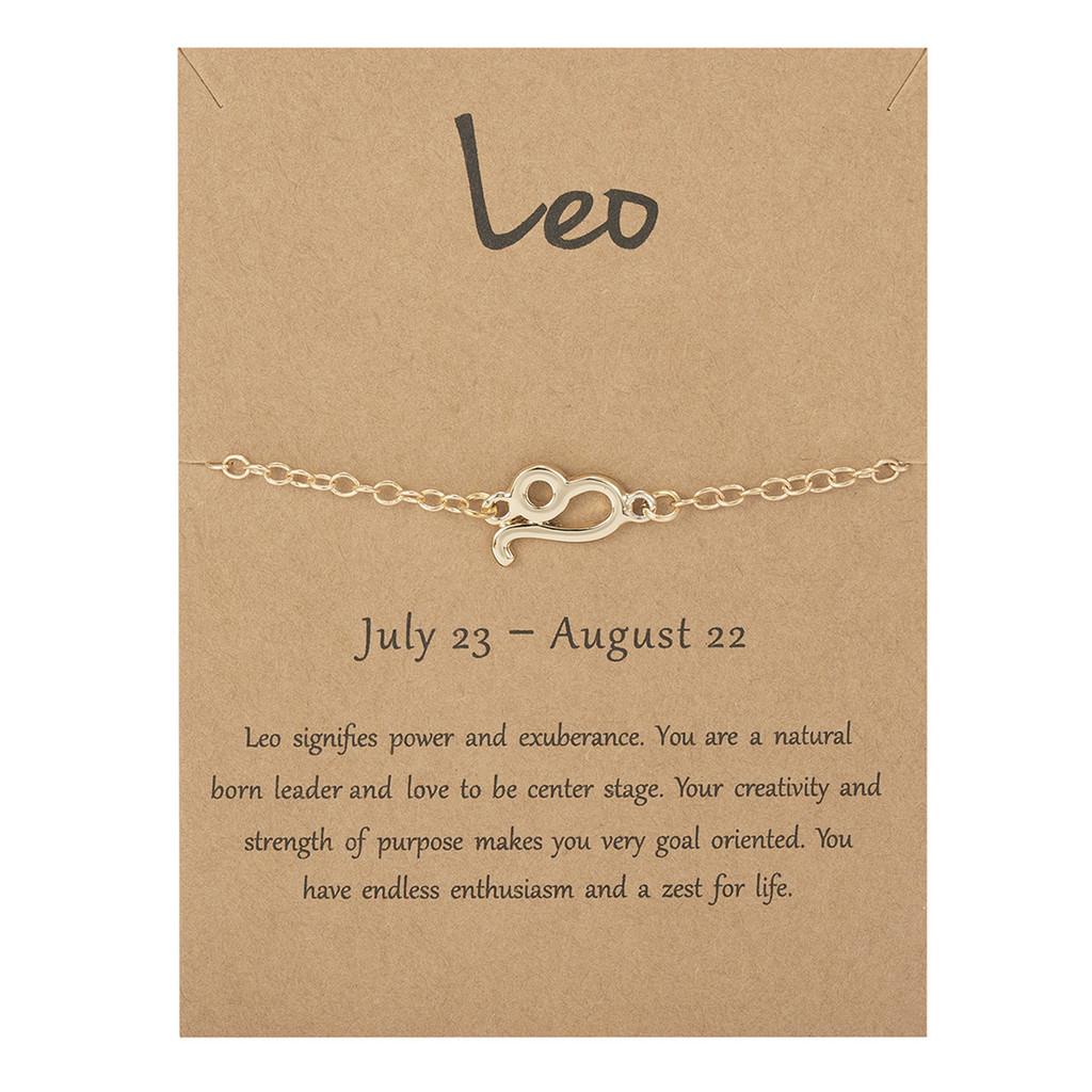 Unisex Zodiac Symbol Chain Jewelry With Alloy Material For Travel Souvenir And Personal Gift