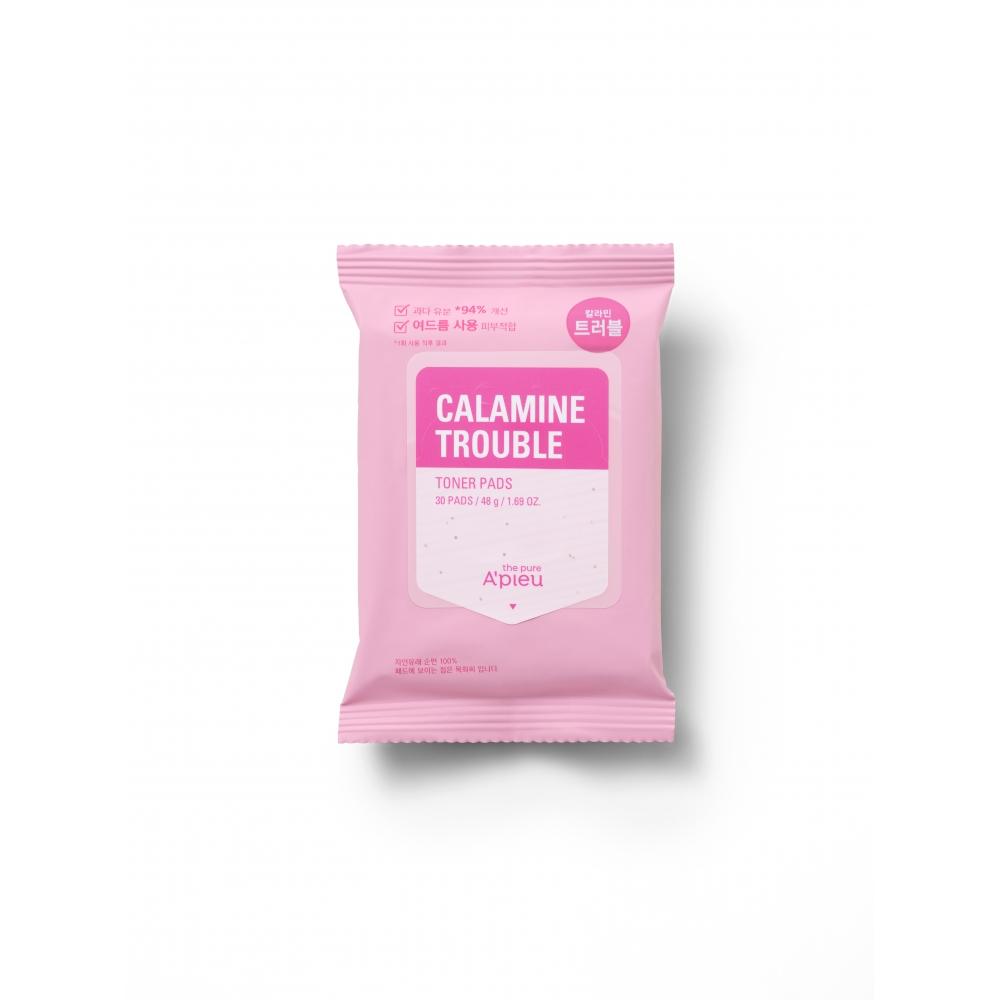 Affue The Pure Apew The Pure Calamine Trouble Pad  48g 30 Sheets 