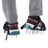 1 P  of Lawn Aerator Sandals Heavy Duty Grass Spiked Shoes with Buckle Garden Tool (4 Straps)