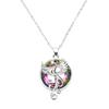 Dainty Colorful Phoenix Bird Necklaces for Women Crystal Mythological Phoenix Pendant Necklace Engagement Jewelry Gifts