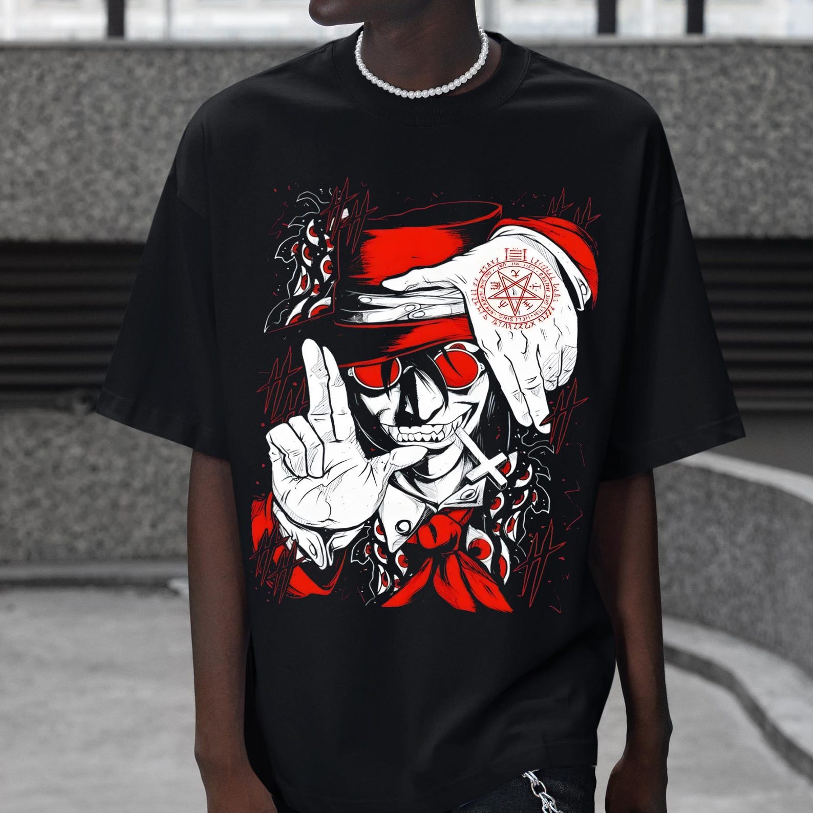 Vintage 90s Anime Graphic T-Shirt: Retro Japanese Manga Tee XL