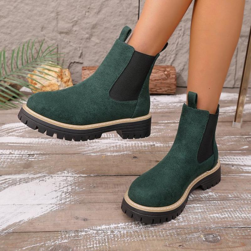 Spring and Autumn New Frosted Martin Boots Fashion Casual Round Head Large Size Fashion Trend Shoes
