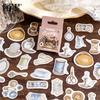 Journamm 45pcs Ins Mini Boxed Stickers DIY Scrapbooking Collage Supplies Creative Decor Stationery Sealing Aesthetics Stickers
