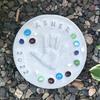 DIY Handprint Gift Kit, DIY Handprint Stepping Stone Kit, Child Handprint Art Project, Family Keepsake Craft for Indoor Outdoor Decor Mother's Day
