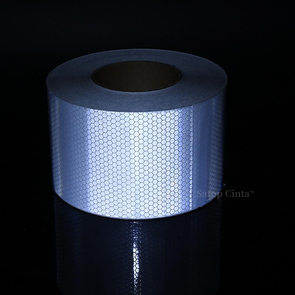 10CMX10M Høylys PVC Reflekstape Sikkerhetsvarsel Reflektor For Ting Vanntett Selvklebende Veiledningsskilt Refleksklistremerker