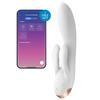 Connected Vibro Rabbit Double Flex Satisfyer 20cm White - Satisfyer - Design Vibrators