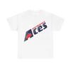Anchorage Aces Slant Logo Pshl Hockey 1989 Nostalgic Retro T Shirt