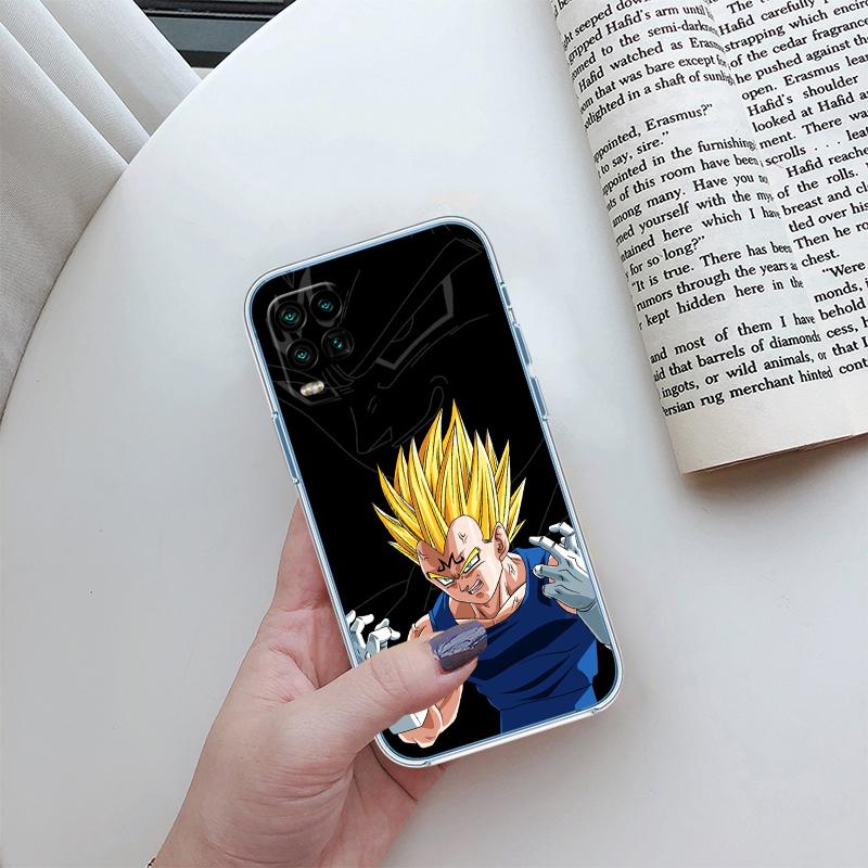 BH20 Dragon Ball Goku Vegeta Transparent Phone Case for Motorola Moto G7 G8 G9 G84 G85 G73 G24 G15 Z2 Play Power Plus