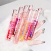 4 PCS Water-gloss Mirror Jelly Lip Gloss Moisturizing Lips Shimmer Lip Tint Lip Care Oil