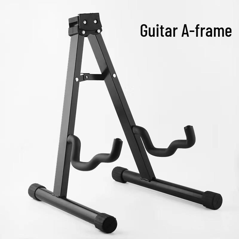 

Vertical Wooden A-Frame Guitar Stand for Folk, Electric, Bass & Pipa Instruments