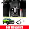 For Great Wall Haval H3 X-DOG 2024 2025  Carbon Fiber Car Center Control Panel Steering Wheel Trim Sticker Accessories