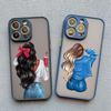 Young Girl Pattern Phone Case for iPhone 11 12 13 Pro Max Mini 14 15 Plus Pro Max 7 8 Plus SE 2020 X XR XS Shockproof Back Cover
