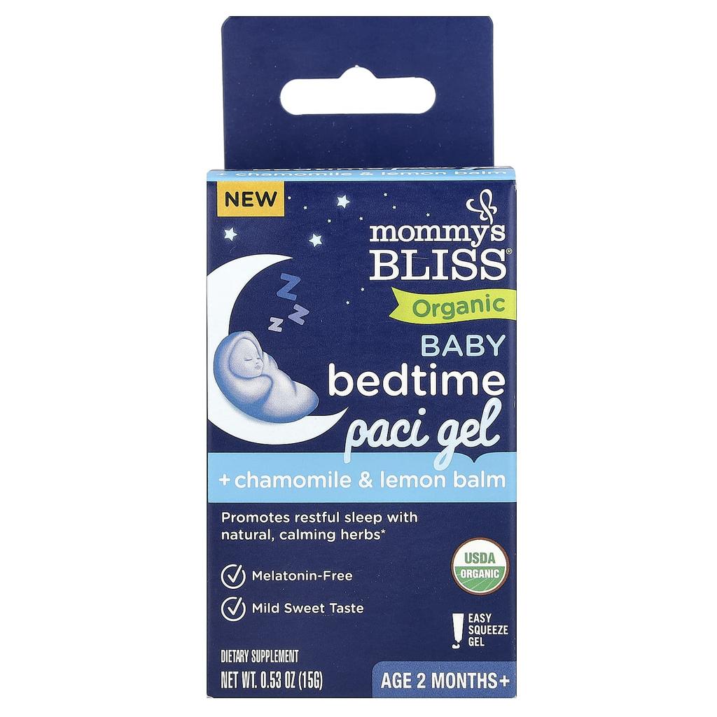 Mommy'S Bliss, Organic Baby Bedtime Paci Gel, 2+ Months, 15G(0.53Oz)
