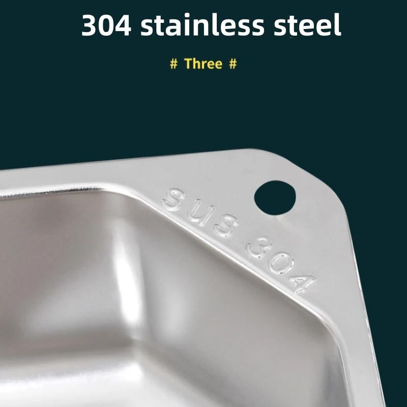 Stainless Steel Triangle Drain Basket Kitchen Sink Filter Shelf Fruit Vegetable Drainer Storage Rack Basket Bar with Suction Cup