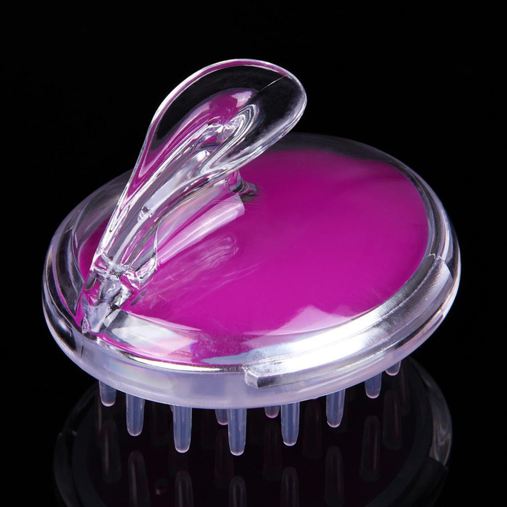 1 X Silicone Shower Shampoo Body Wash Dandruff Brush Hair Scalp Massager
