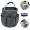 17L Große Aufbewahrungsorganizer-Tasche Faltbarer Korb Picknick-Tragetasche Outdoor-Reinigungs-Caddy mit Griff Werkzeugtasche Reinigungsmittel
