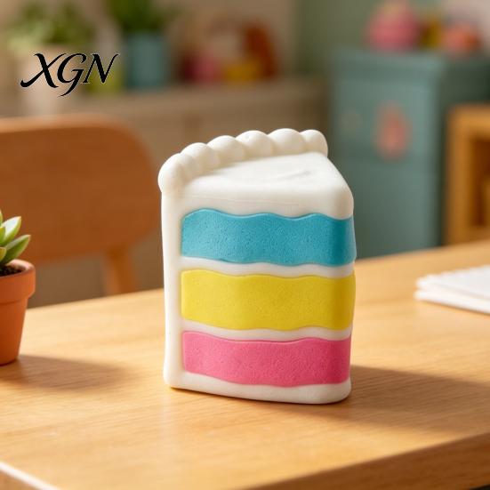 Slow Rebound Stress Ball Rainbow Cake Relief Toy Rising Dessert Squeeze Giant Home Office Workers Hand Relaxation Sensory Party Favors