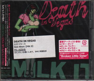 CD DEATH IN VEGAS - Milk It  - The Best Of Death In Veg BVCP280412 Concrete 2005 Japan ObiDance & Electronica Gebraucht
