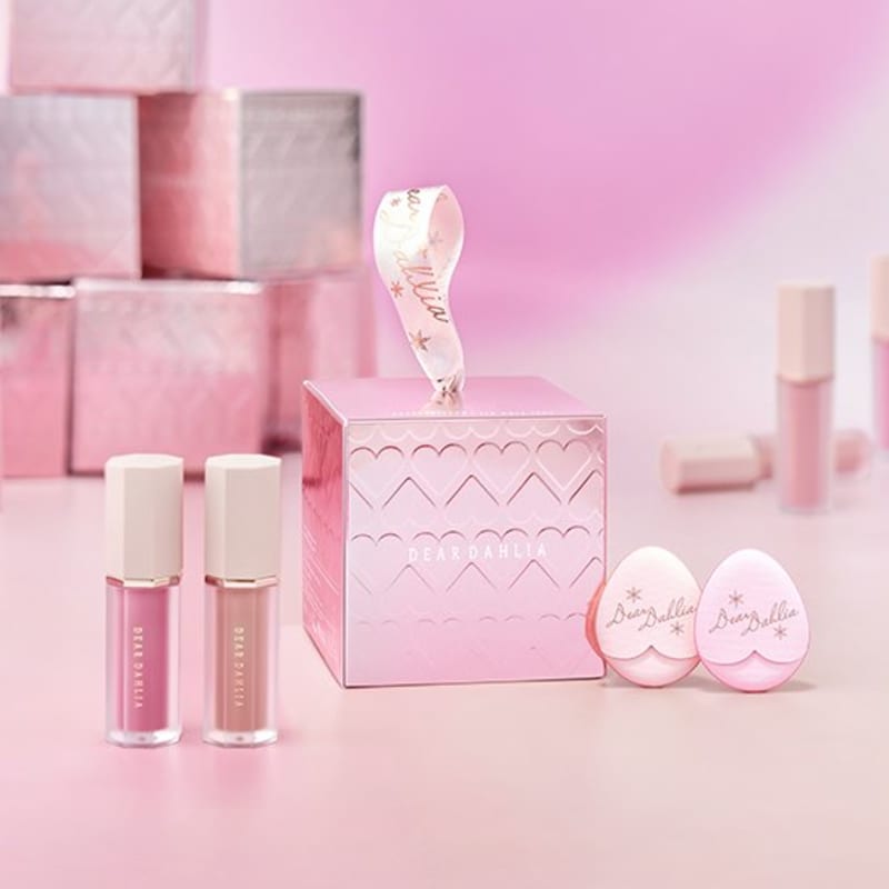 Dear dahlia Mini Petal Drop Liquid Blush Duo Heart Petal Edition 2 Types (Choose 1)