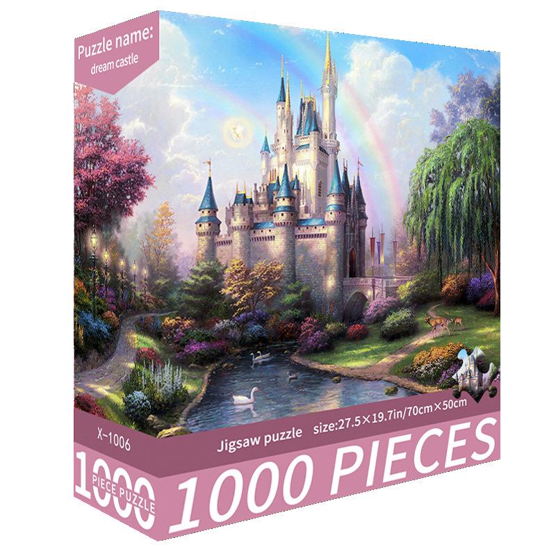 1000-Piece Cute Challenging Educational Jigsaw Puzzle for Adults - Stress Relief Birthday Gift for Her