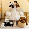Cartoon Eisbär Plüschtier Simulation Panda Puppe Schlafkissen Weich Niedlich Beruhigend Geschenk