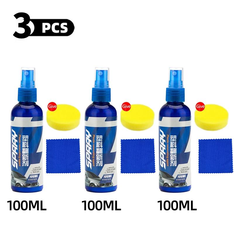 Auto-Kunststoff-Restaurator, zurück zu schwarzem Glanz, Kunststoff-Leder-Restaurierung, Auto-Reinigungsprodukte, Autopolitur und Reparatur, Beschichtungs-Renovierer