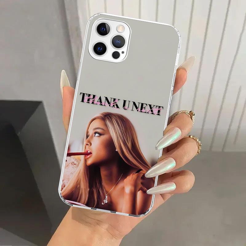 A-Ariana G-Grande Phone Case for Iphone 17 Air 16 15 Plus 14 13 Mini 12 11 Pro Max 16E 7 8 SE 2020 Soft Funda Print Shell 17 Air
