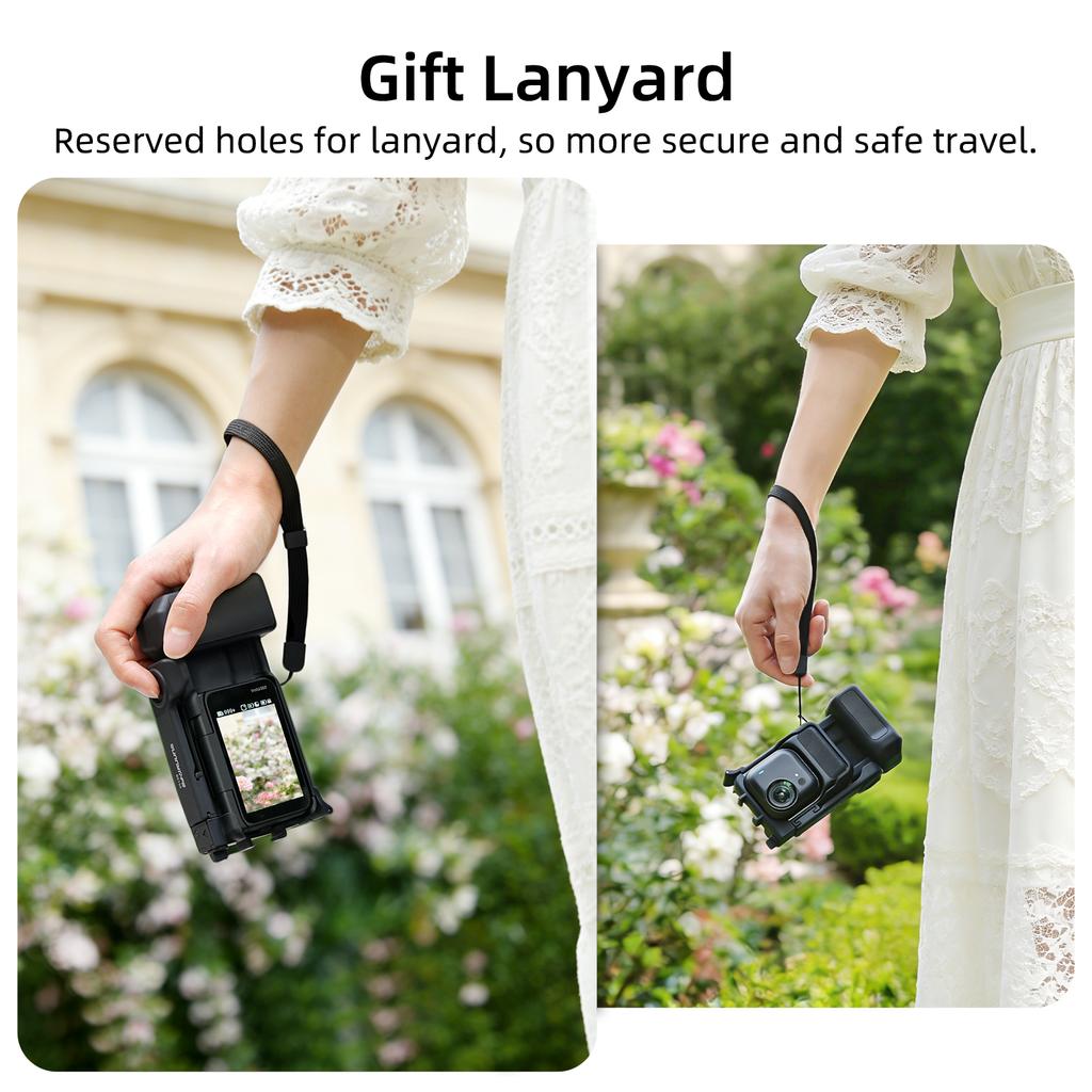Shooting Hand Grip for Insta360 GO Ultra Anti-slip Handle Quick Release Mount Frame For Insta360 GO Ultra Accessories