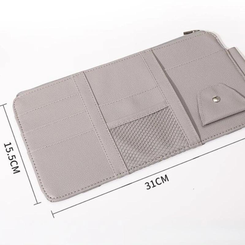 Car Visor Organizer Car Sunglasses Holder Visor Accessories for Trucks Interior Car Accessories Visor Organizer for Trucks
